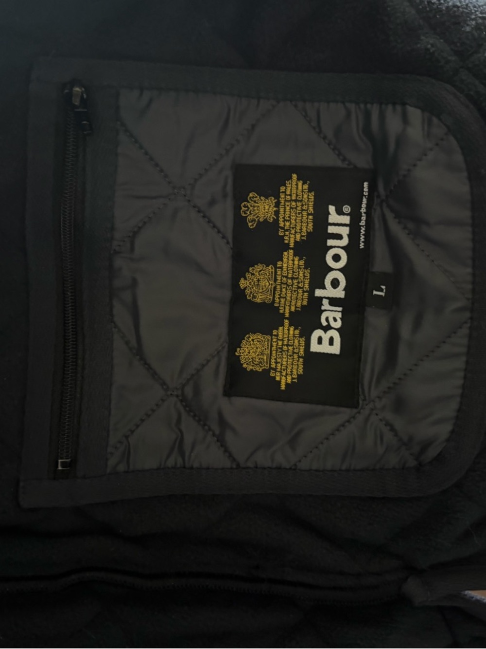 Barbour Navy Blue Quilted Liner Vest - Picture 3 of 3